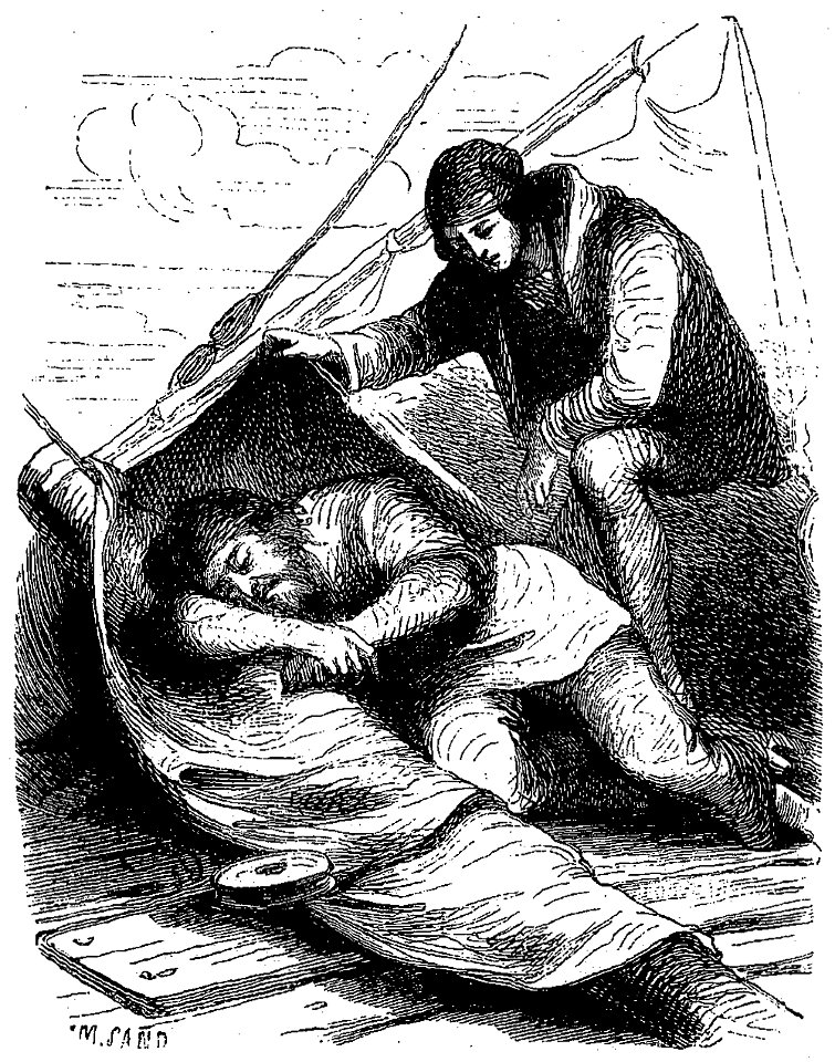 Sand - Œuvres illustrées de George Sand, 1854 (page 166 crop)