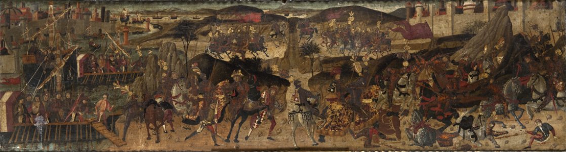 A Battle Scene (Mästaren från Marradi) - Nationalmuseum - 19142