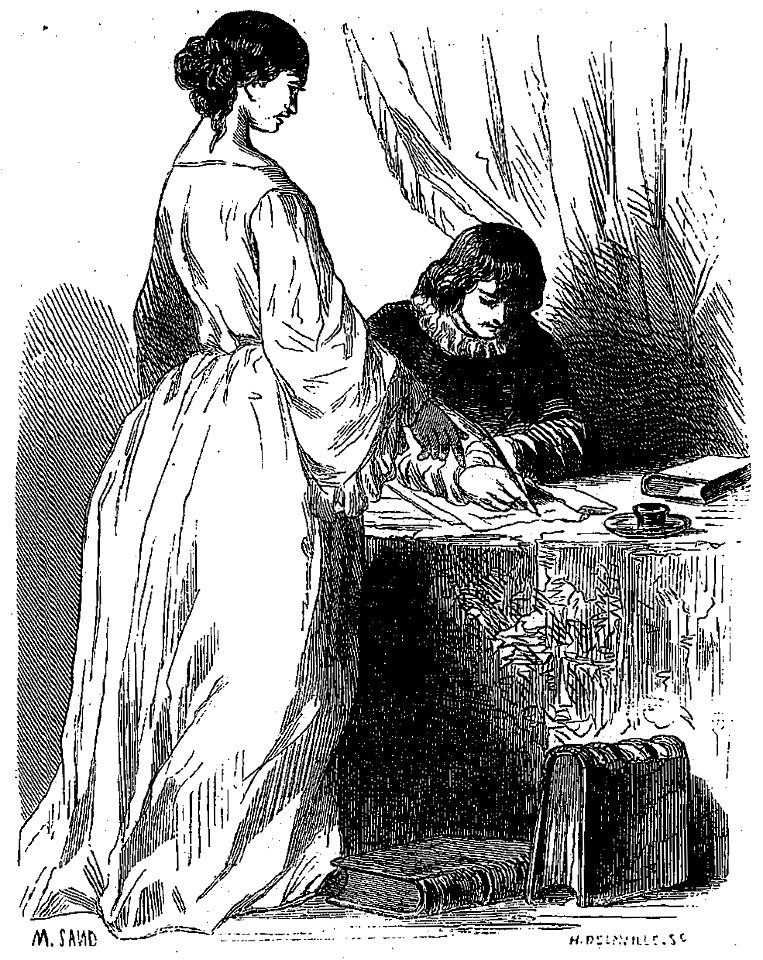 Sand - Œuvres illustrées de George Sand, 1854 (page 301 crop)