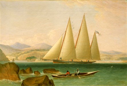 A Bermudian Schooner Yacht Offshore RMG BHC1161