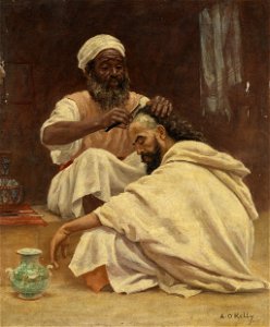 A Barber, Morocco P11181