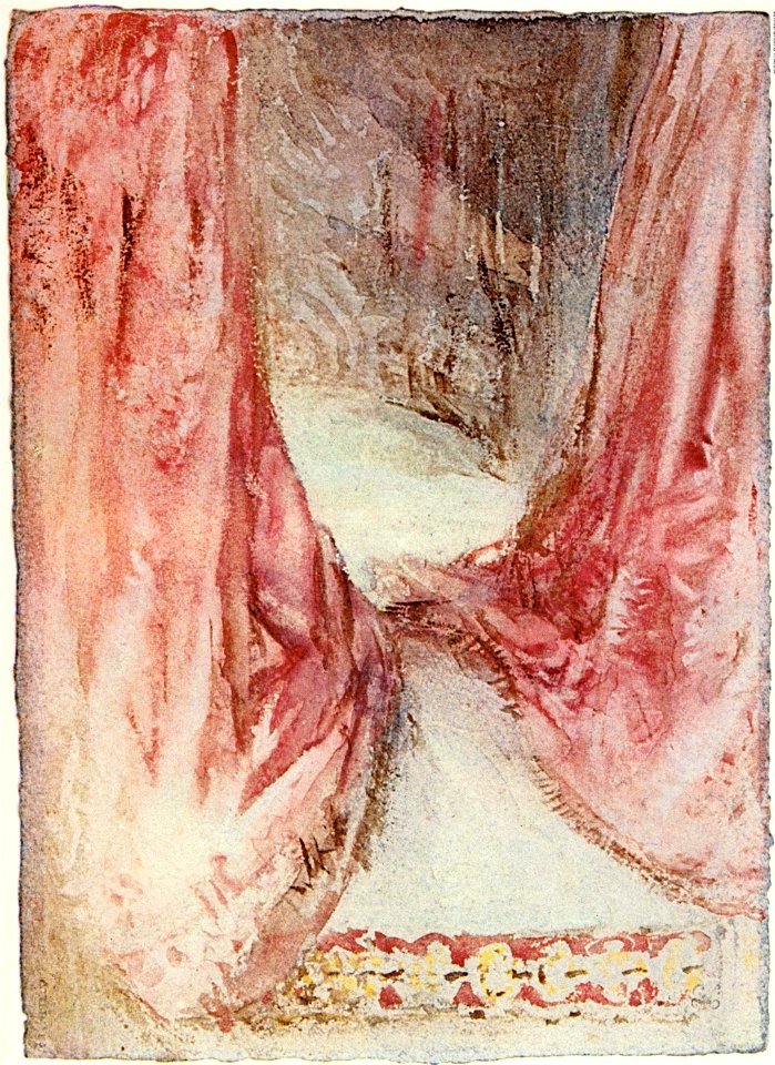 A Bed, drapery study, Joseph Mallord William Turner