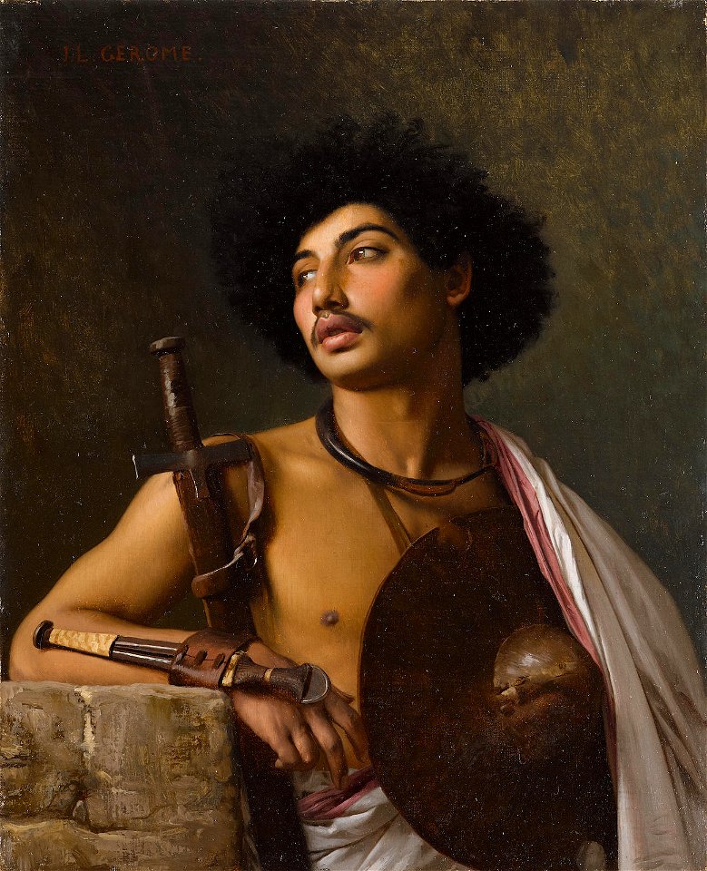 A Bischari warrior, by Jean-Léon Gérôme
