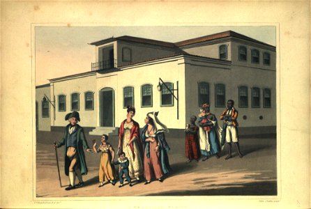 A Brazilian family (1), da Coleção Brasiliana Iconográfica