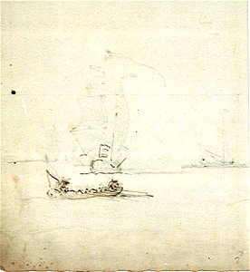 A boat pulling towards two Dutch yachts RMG PW6651