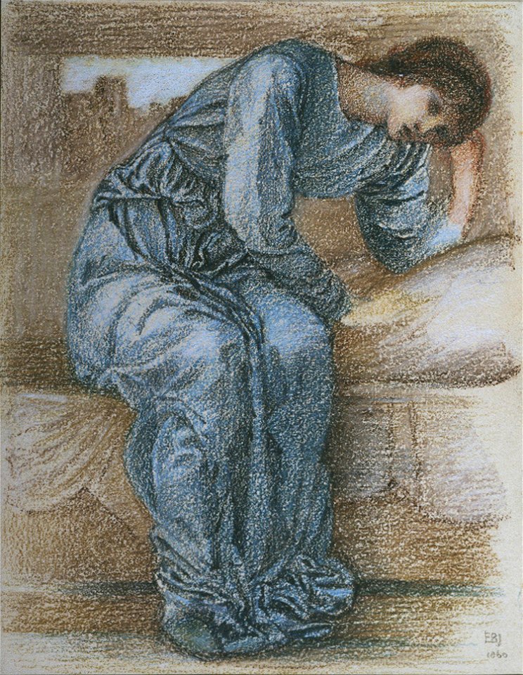 A Bower Maiden c 1885-90 Edward Burne-Jones