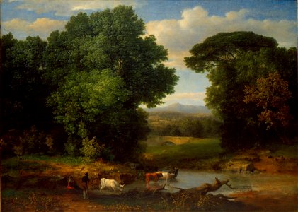 A Bit of the Roman Aqueduct by George Inness, 1852, High Museum of Art