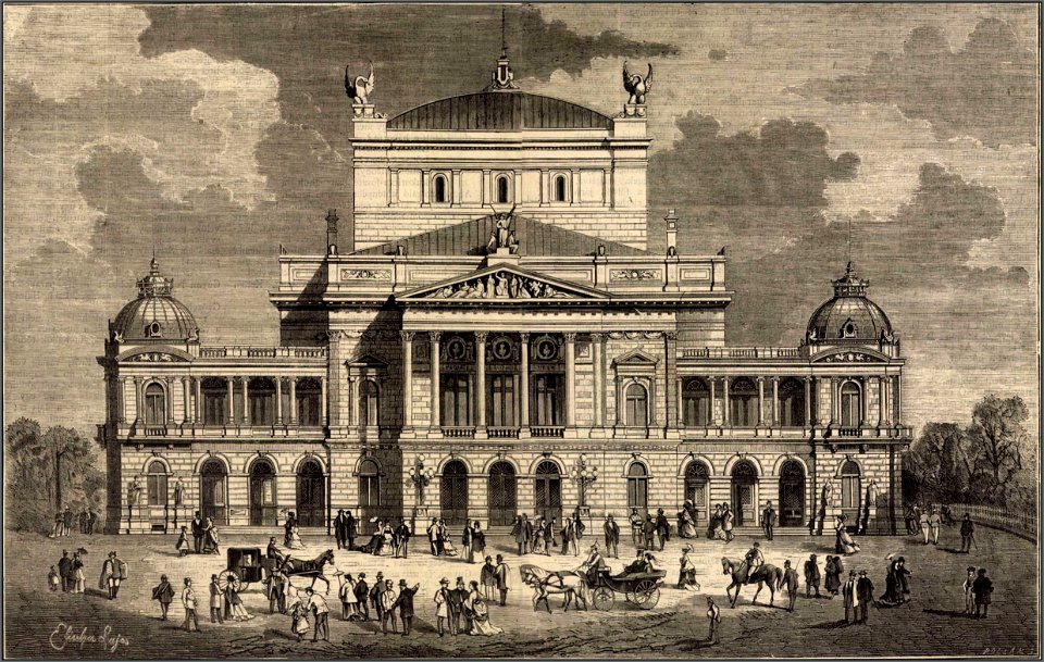 A budapest Népszínház. Magyarország és a Nagyvilág, 1874