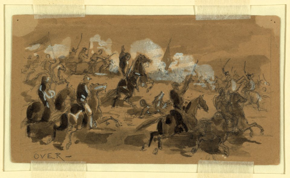 A calvary charge LCCN2004660906