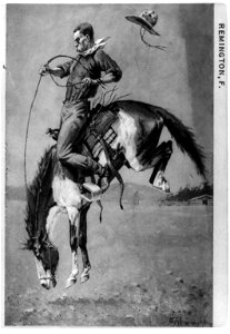 A bucking bronco) - F. Remington LCCN89712918