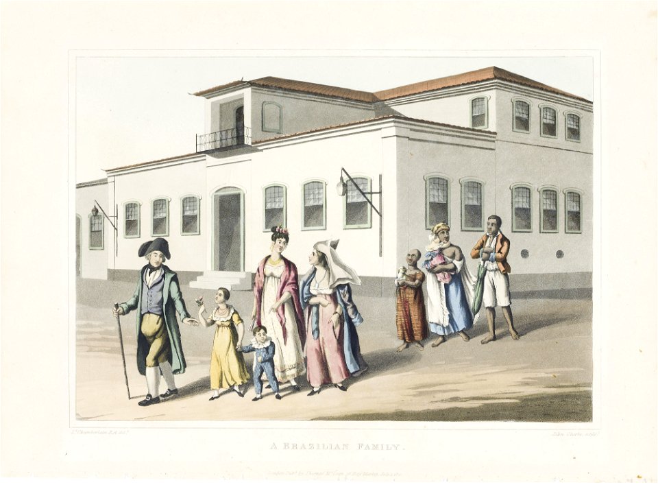 A Brazilian Family (3), da Coleção Brasiliana Iconográfica