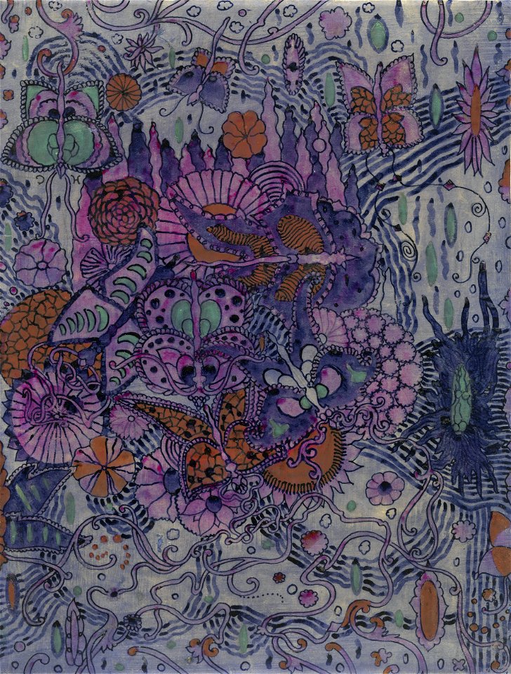 A Butterfly Textile Design, for Sefton Fabrics 7962