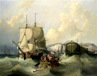 A Brig Leaving Dover RMG BHC1136