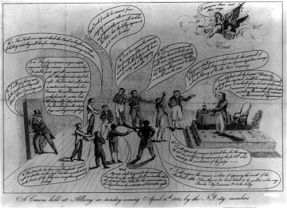 A caucus held at Albany on sunday evening April 11th. 1824 by the N.Y. city members LCCN2008661722