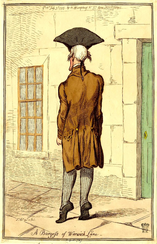 A burgess of Warwick Lane. (BM 1851,0901.747)