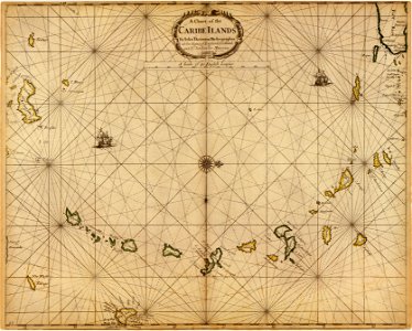A chart of the Caribe Ilands (sic) LOC 2007633672