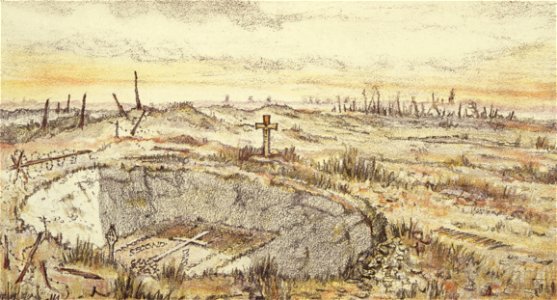 A Cemetery on Vimy Ridge - detail