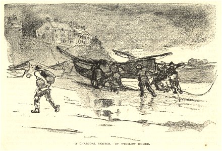 A charcoal sketch (Boston Public Library)