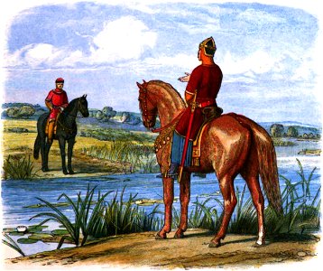 A Chronicle of England - Page 157 - Henry and Stephen Confer Across the Thames