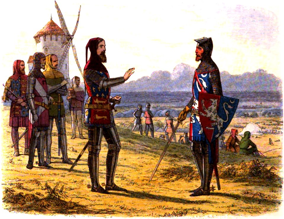 A Chronicle of England - Page 302 - Edward Refuses Succour to His Son at Crecy