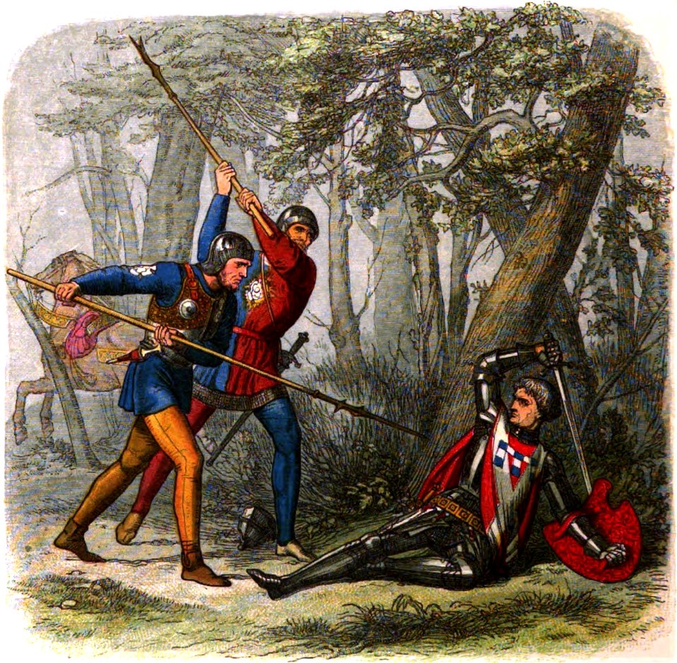 A Chronicle of England - Page 422 - Death of the 'King-maker' at Barnet