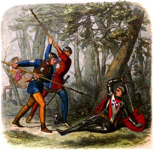 A Chronicle of England - Page 422 - Death of the 'King-maker' at Barnet