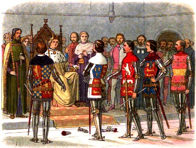 A Chronicle of England - Page 328 - Arundel, Gloucester, Nottingham, Derby, and Warwick, Before the King