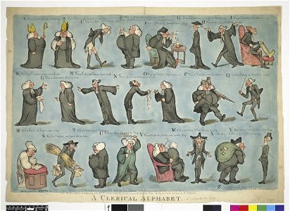 A clerical alphabet. (BM 1948,0214.374)