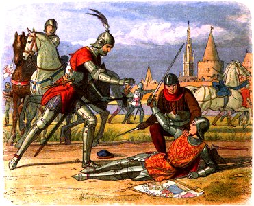 A Chronicle of England - Page 386 - Capture of the Maid at Compiegne