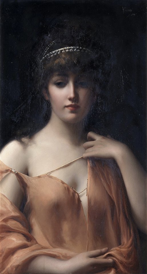 A classical beauty, by Luis Ricardo Falero