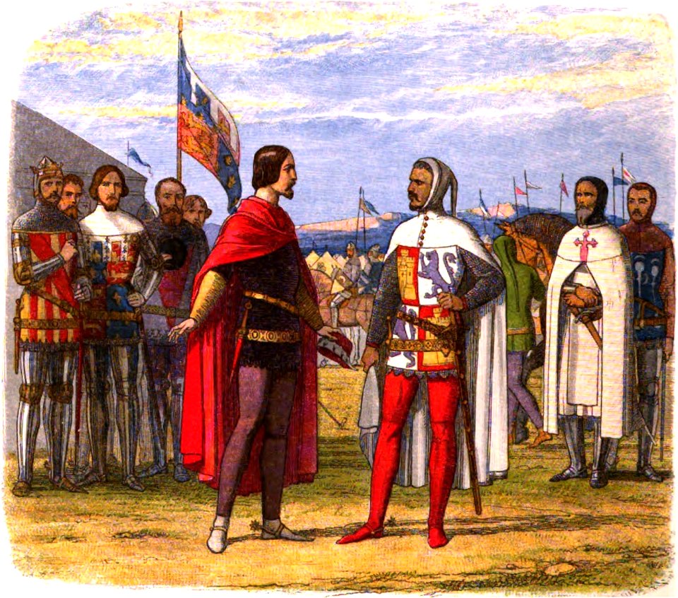 A Chronicle of England - Page 316 - Edward the Black Prince Extorts an Amnesty from Pedro the Cruel