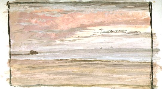 A Coastal View Near Wimereux, Northern France RMG PU0418