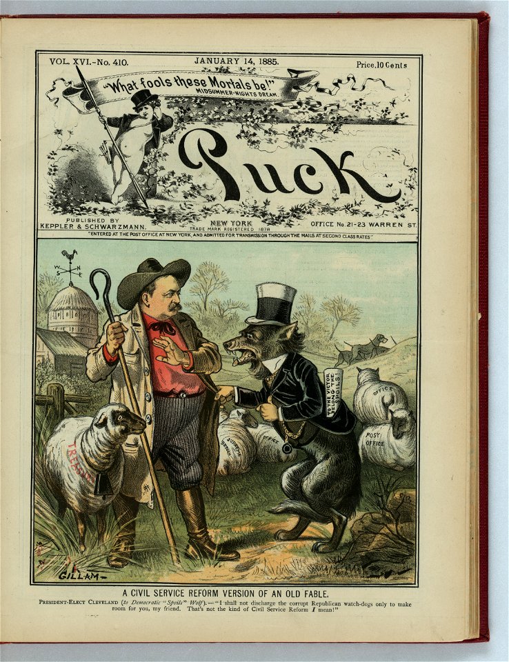 A civil service reform version of an old fable - Gillam. LCCN2011661811