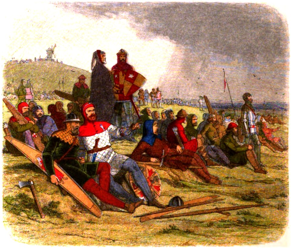 A Chronicle of England - Page 300 - The English Wait for the French at Crecy