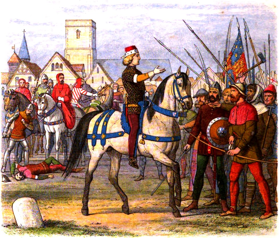 A Chronicle of England - Page 324 - Richard Assumes the Command of the Rebels