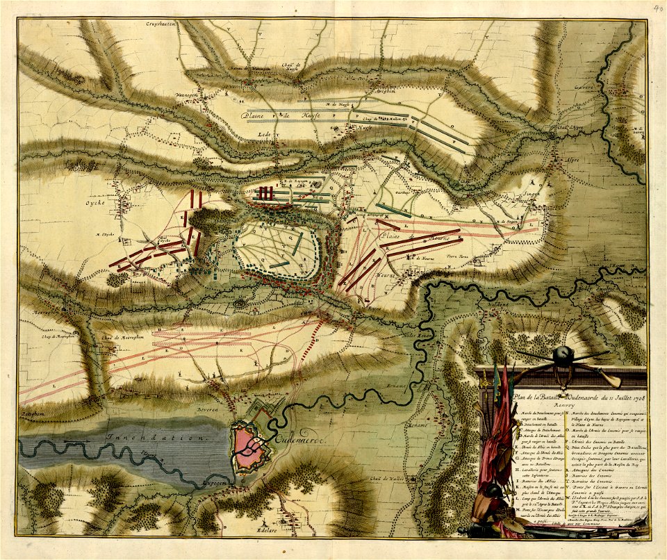 A collection of plans of fortifications and battles, 1684-1709 - (Europe) LOC 2008621715-13