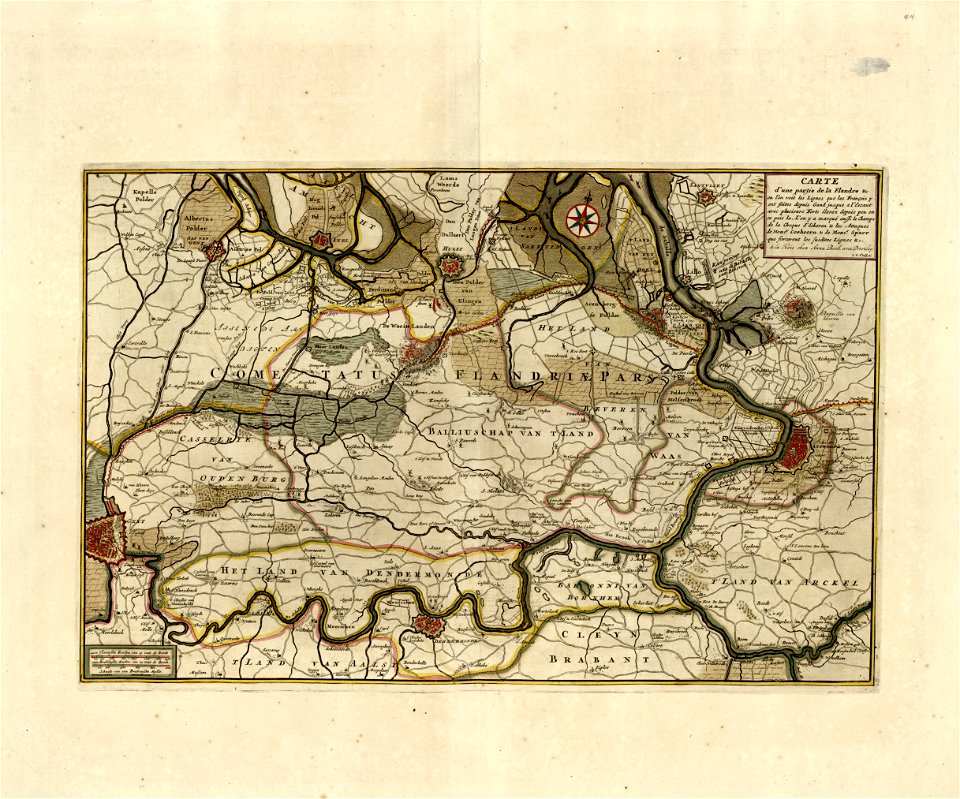 A collection of plans of fortifications and battles, 1684-1709 - (Europe) LOC 2008621715-17
