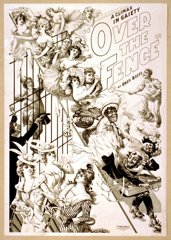 A climax in gaiety, Over the fence by Owen Davis. LCCN2014636515