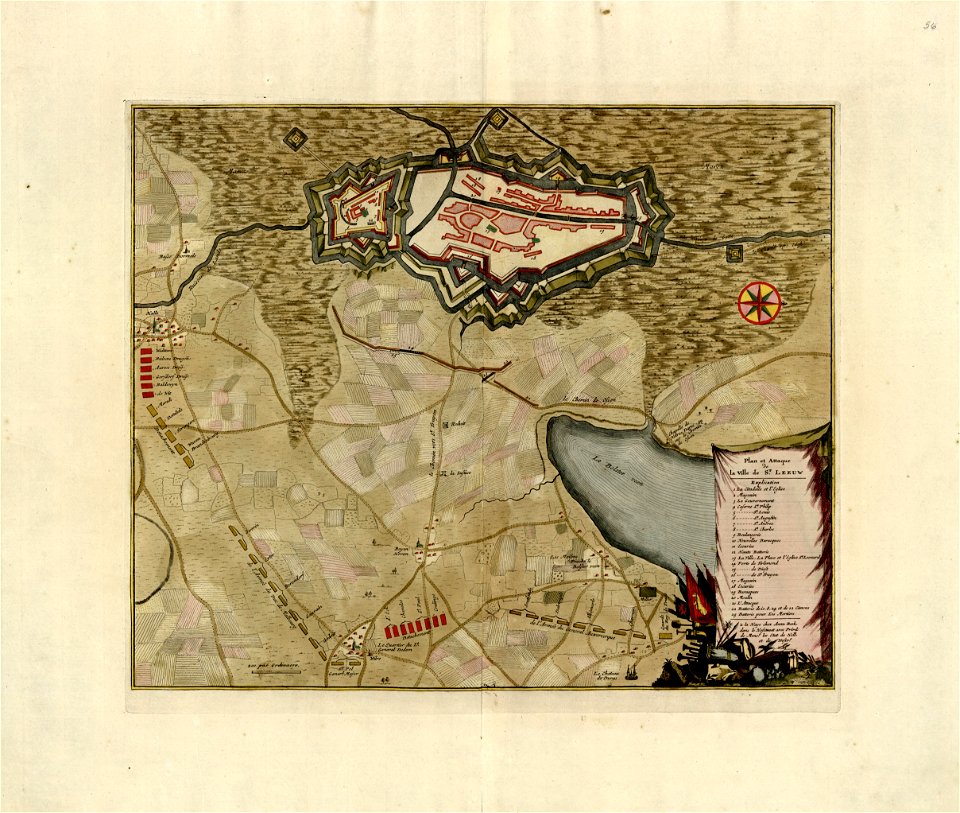 A collection of plans of fortifications and battles, 1684-1709 - (Europe) LOC 2008621715-29