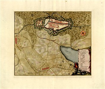A collection of plans of fortifications and battles, 1684-1709 - (Europe) LOC 2008621715-29