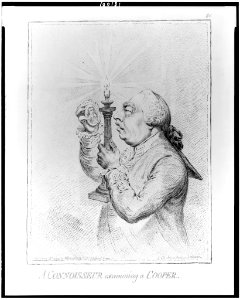 A connoisseur examining a cooper - Js. Gy. LCCN90710275