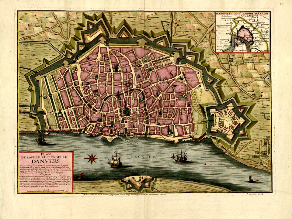 A collection of plans of fortifications and battles, 1684-1709 - (Europe) LOC 2008621715-23