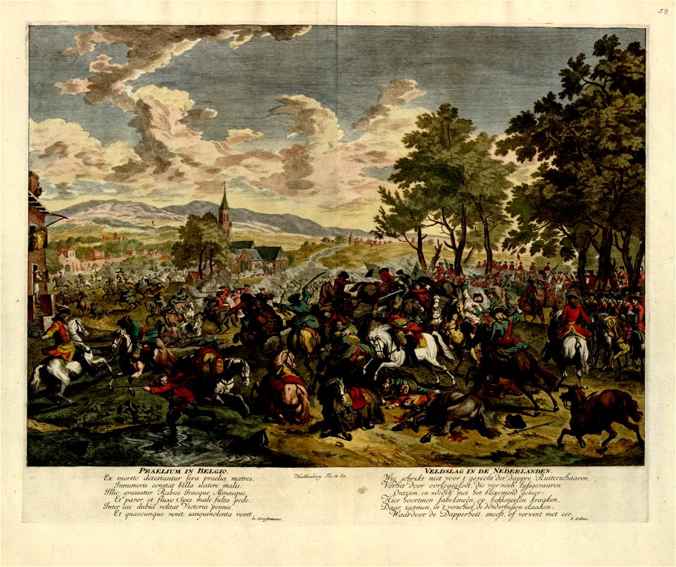 A collection of plans of fortifications and battles, 1684-1709 - (Europe) LOC 2008621715-31