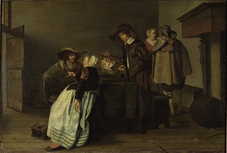 A Conversation (Pieter Codde) - Nationalmuseum - 17405