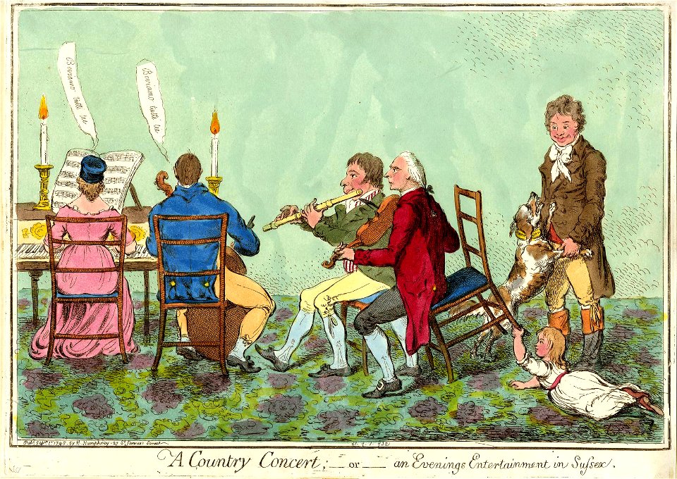 A Country Concert;-or-An evenings entertainment in Sussex. (BM 1851,0901.932)