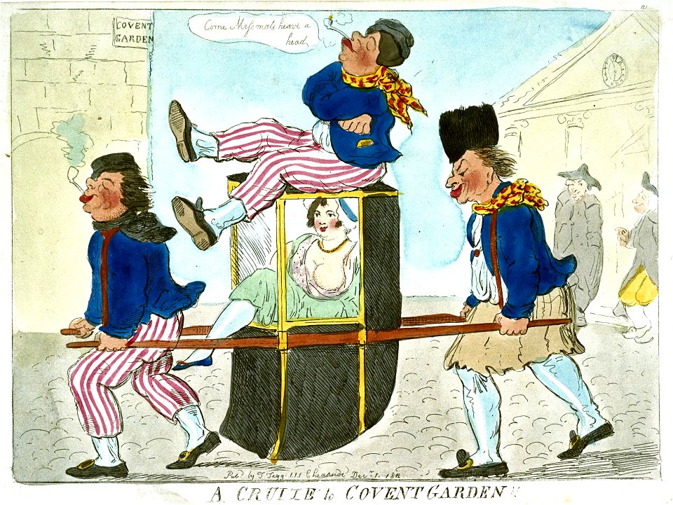 A Cruize to Covent Garden!! (caricature) RMG PW3832