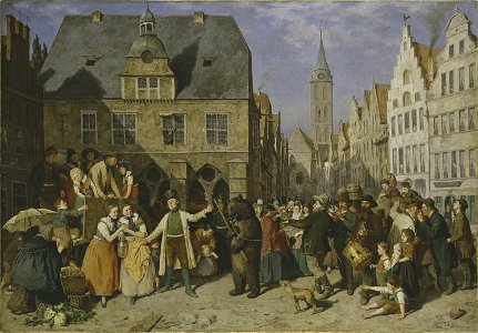 A Dancing Bear (August Jernberg) - Nationalmuseum - 17984