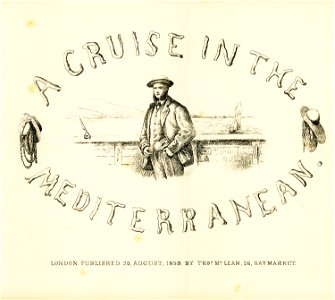 A cruise in the Mediterranean, title page - O’hara (smith) - - 1859