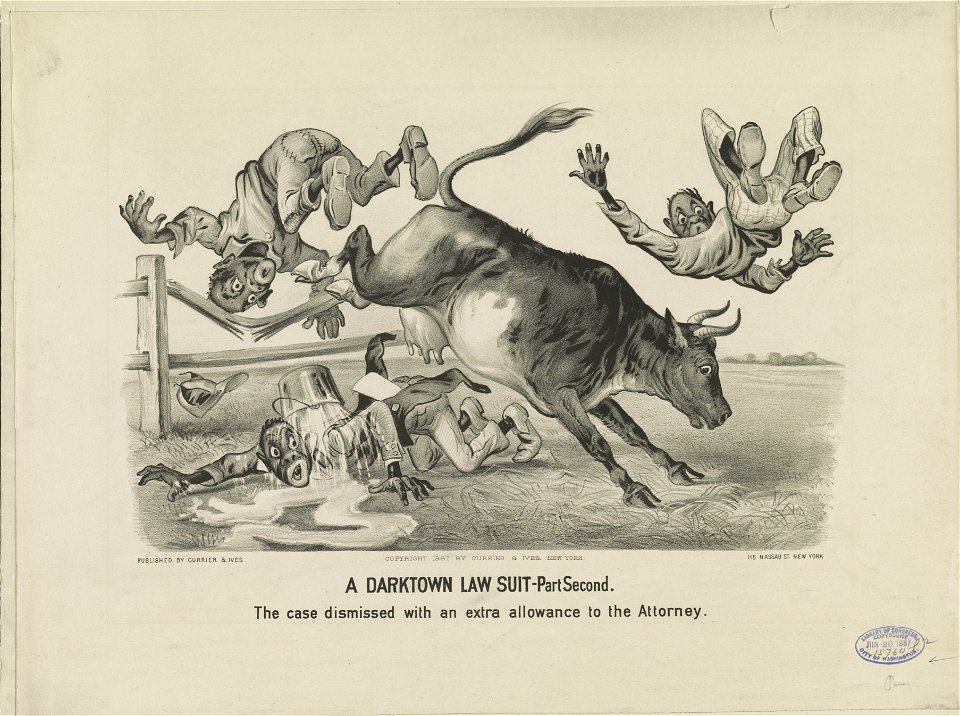 A darktown law suit-part second- The case dismissed with an extra allowance to the attorney LCCN91724658