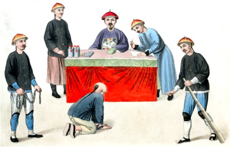 A Culprit before a Magistrate